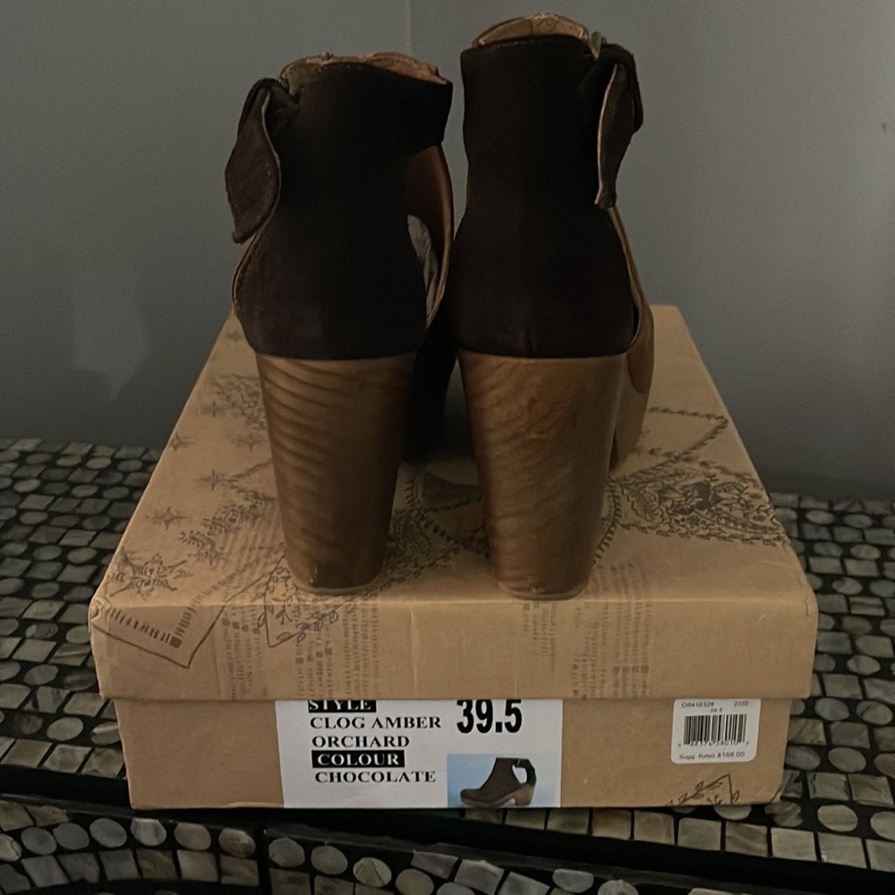 Free People Clog - Sz. 39.5 - Chocolate - Picture 7 of 9